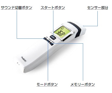 SMART THERMO（スマートサーモ）：非接触赤外線体温計
