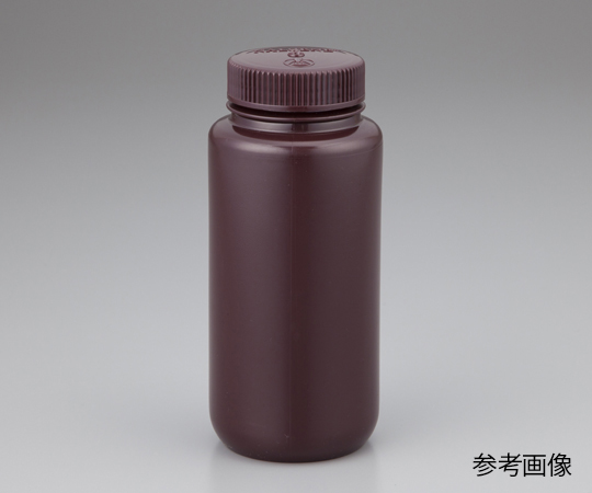 広口試薬ボトル 褐色 500mL 1袋（12本入） 2106-0016
