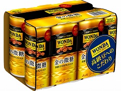 アサヒ ワンダ 金の微糖 30缶パック 185gX6 x5
