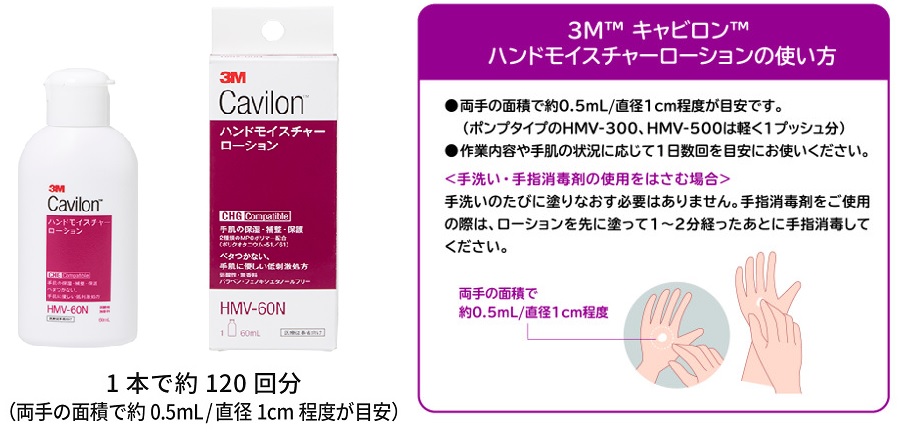 キャビロン(TM) ハンドモイスチャーローション 60mL HMV-60N キャビロン(TM) ハンドモイスチャーローション 60mL HMV-60N
