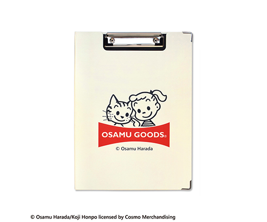 OSAMU GOODSクリップボードジル&キャットアイボリー OSAMU GOODSクリップボードジル&キャットアイボリー