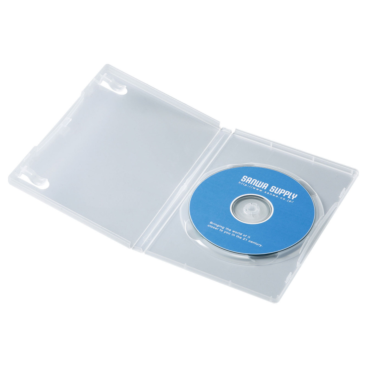DVDトールケース(1枚収納・10枚セット・クリア) DVDトールケース(1枚収納・10枚セット・クリア)