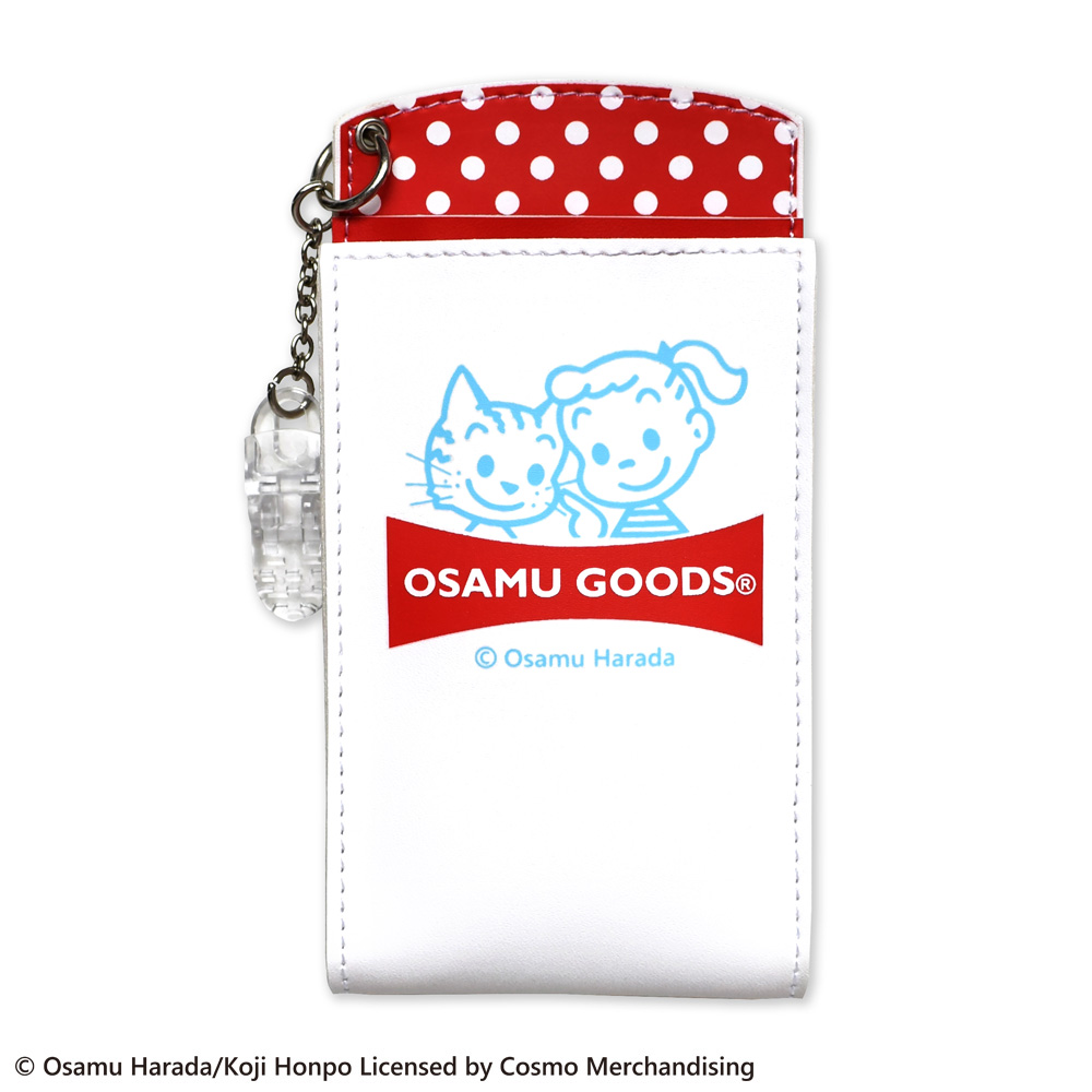 OSAMU GOODS胸ポケット用ペンケースジル&キャットレッド OSAMU GOODS胸ポケット用ペンケースジル&キャットレッド