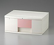 トレイBOX（鍵付） A3用ピンク 470×360×205mm 302H