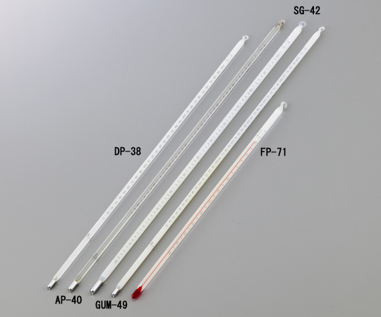 石油類試験用ガラス製温度計（JIS適合） 低軟化点用 SP-33