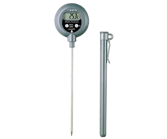 防水型デジタル温度計 校正証明書付 PC-9215II
