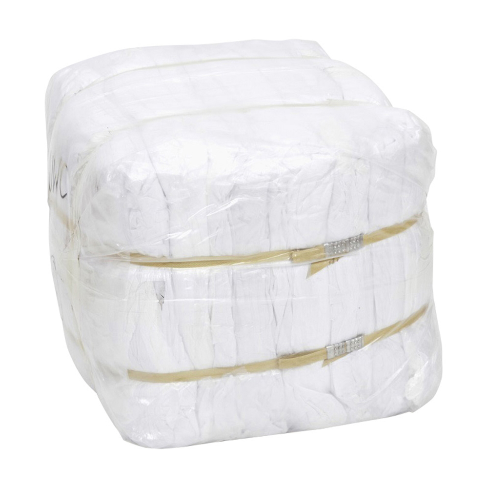 新生地 白メリヤスウエス 縫目有り 40kg（5kg×8袋入） SWC12