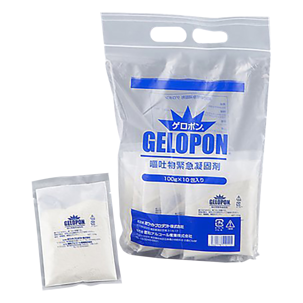 嘔吐物緊急凝固剤 ゲロポン（R） 100g×10袋 179-W