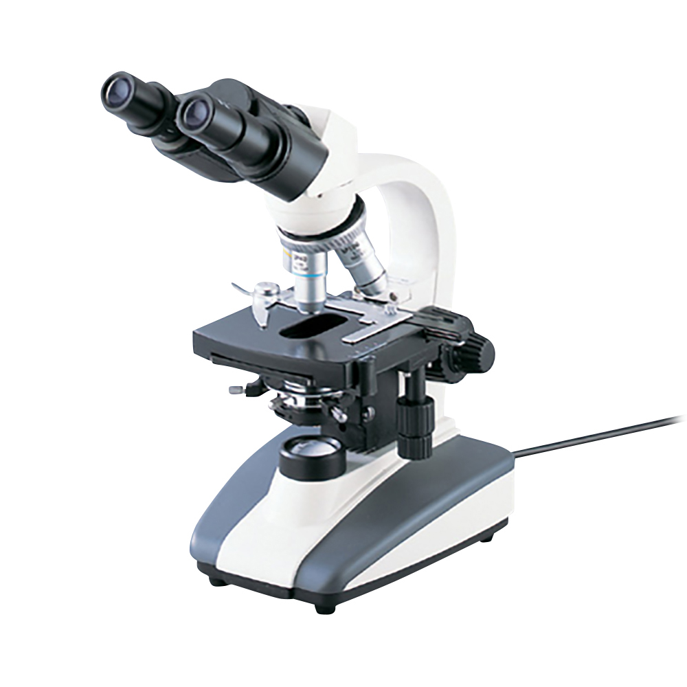 セミプラノレンズ生物顕微鏡（LEDライト） 双眼 40〜1000× E-138-LED