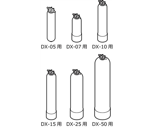 カートリッジ純水器 デミエース予備樹脂筒 DX（Y）-05型