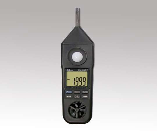 マルチ環境測定器 温度・湿度・照度・風速・騒音 LM-8102