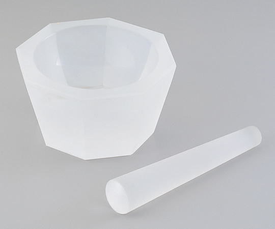 石英ガラス製 乳鉢 φ50×φ60×20mm 乳棒付き