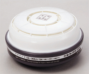 防毒マスク用吸収缶 ダイオキシン用（低濃度用0.1％以下） 2個 CA-304L3/OV