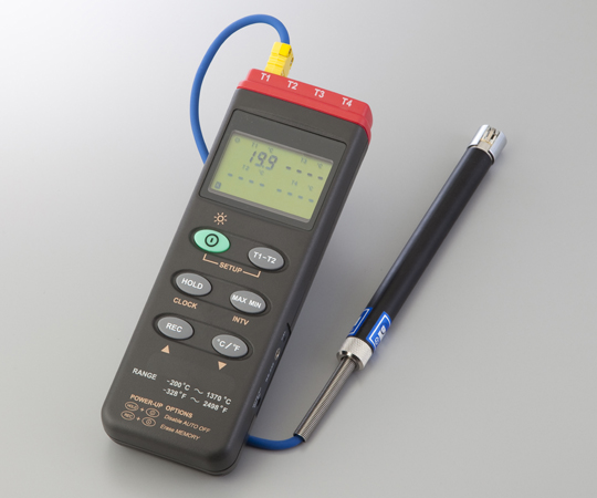 4チャンネルデジタル温度計（データロガー内蔵型） MT-309