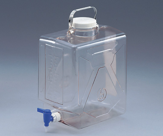 ナルゲン透明活栓付角型瓶2322 9L 2322-0020JP