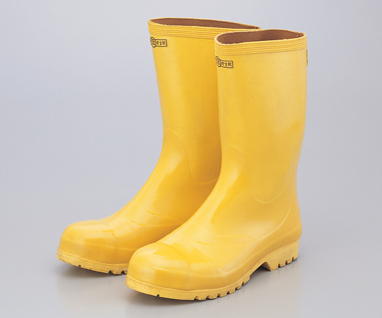 安全ゴム長靴（化学防護長靴）先芯入軽作業用 24.5cm 黄色 RS-2