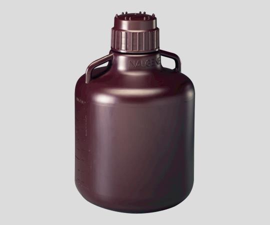 広口試薬ボトル 褐色 10L 1袋(1本入) 2256-7020JP 広口試薬ボトル 褐色 10L 1袋(1本入) 2256-7020JP