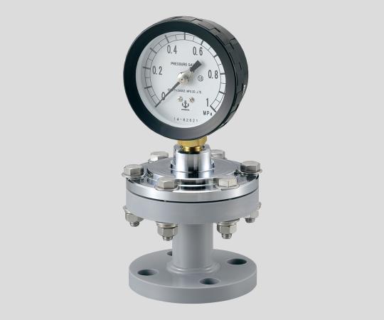 ダイヤフラム式圧力計（フランジタイプ） 75×1.0フッ素 MZF-1A - ウインドウを閉じる