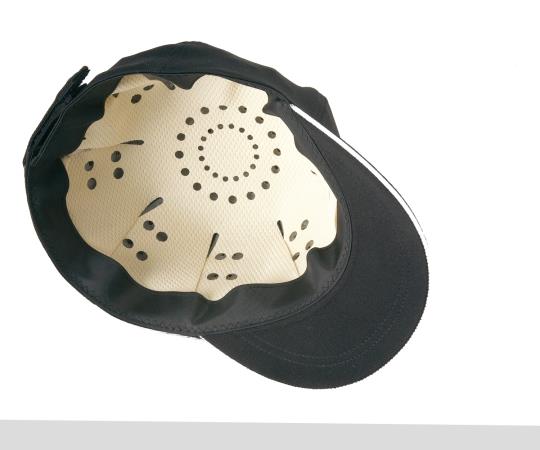 作業用保護帽（保護インナー内蔵タイプ） 2075 ブラック - ウインドウを閉じる
