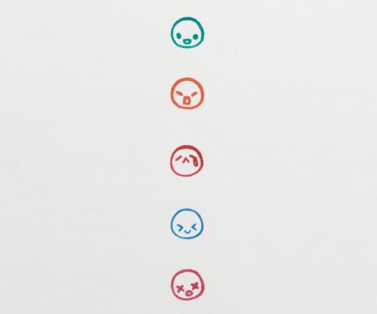 ペン型スタンプBセット ペン型スタンプBセット