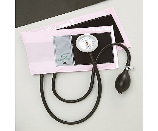 ギヤフリーアネロイド血圧計　ピンク
