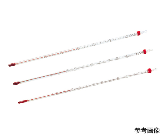 赤液棒状温度計 0〜150℃ 0280-00 赤液棒状温度計 0〜150℃ 0280-00