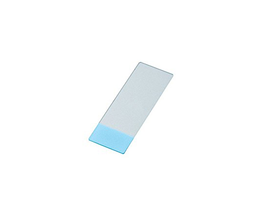 剥離防止コートスライドグラス（MAS-GP typeA） 26×15mm ブルー 100枚入 S9904