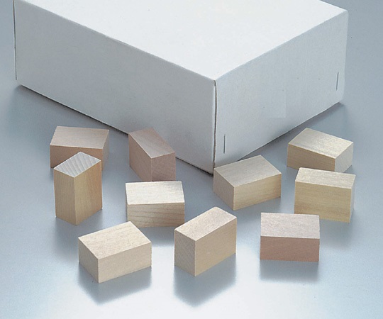 パラフィン用木製ブロック 100個入 小