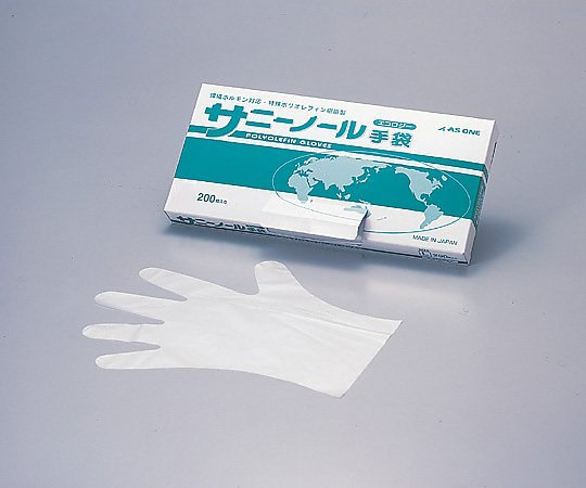 サニーノール手袋 エコロジー 白 ショート M 200枚入