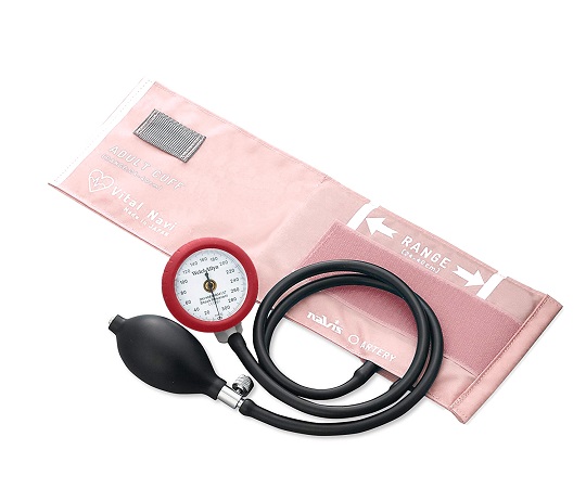 バイタルナビ　アネロイド血圧計　ピンク