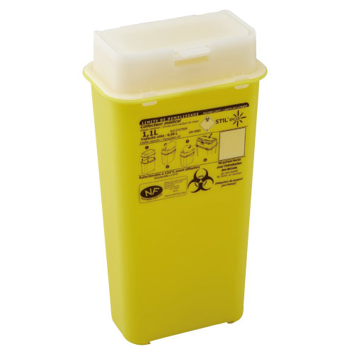 感染性廃棄物安全処理容器　シャープスコンテナー 1.1リットル