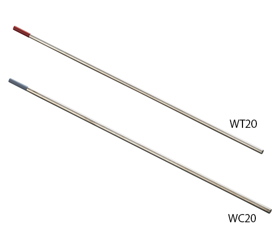 溶接棒（タングステン電極棒） トリウム入り Φ1.6mm×150mm WT20 - ウインドウを閉じる